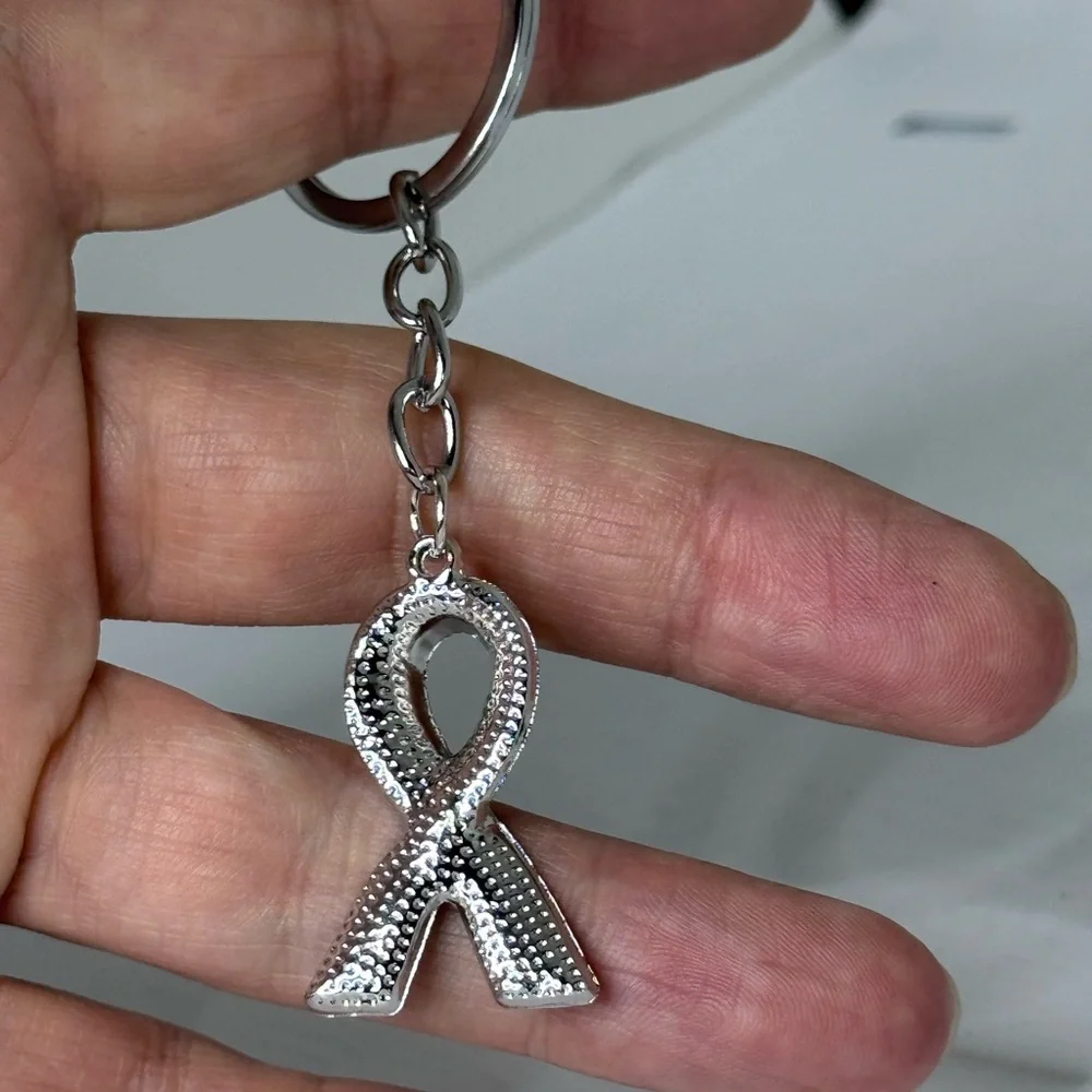 Pink Ribbon Keychain - Picture 2 of 5